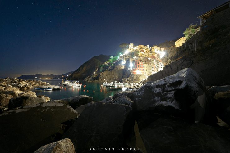 Riomaggiore in notturna